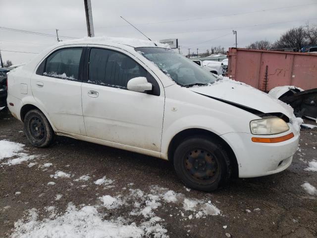 KL1TD56646B650271 - 2006 CHEVROLET AVEO BASE WHITE photo 4