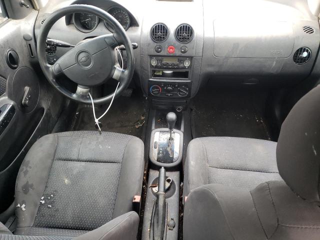 KL1TD56646B650271 - 2006 CHEVROLET AVEO BASE WHITE photo 8