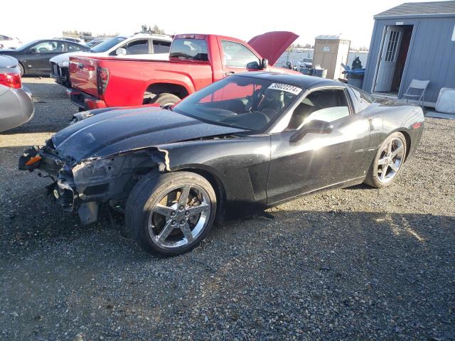 1G1YY26U075136412 - 2007 CHEVROLET CORVETTE BLACK photo 1