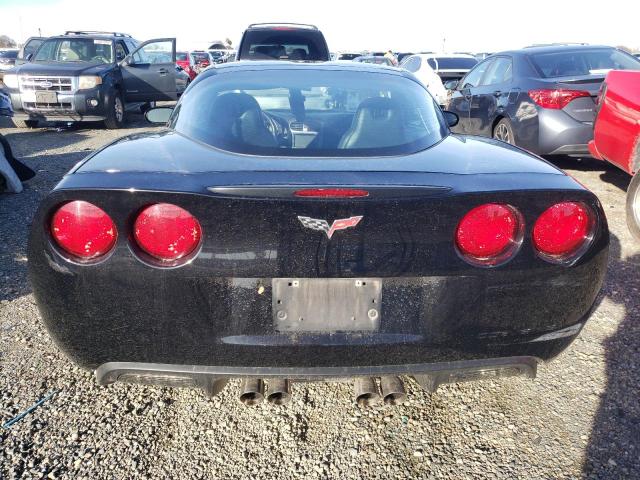 1G1YY26U075136412 - 2007 CHEVROLET CORVETTE BLACK photo 6