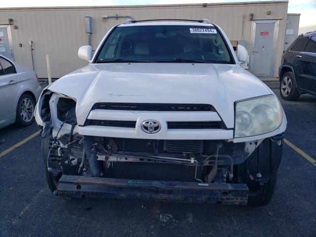 JTEBT17RX40043305 - 2004 TOYOTA 4RUNNER LIMITED WHITE photo 5
