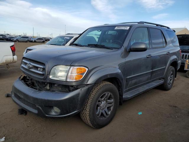 5TDBT48A13S184919 - 2003 TOYOTA SEQUOIA LIMITED GRAY photo 1