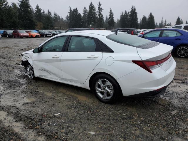 5NPLL4AG6MH026554 - 2021 HYUNDAI ELANTRA SE WHITE photo 2