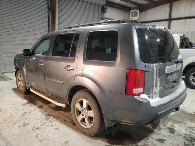 5FNYF4H57AB023030 - 2010 HONDA PILOT EXL GRAY photo 2