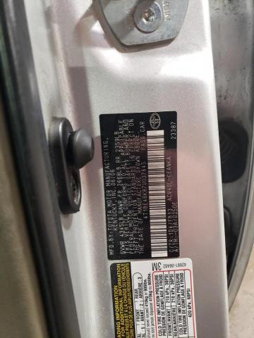 4T1BE46K87U037645 - 2007 TOYOTA CAMRY A CE SILVER photo 13