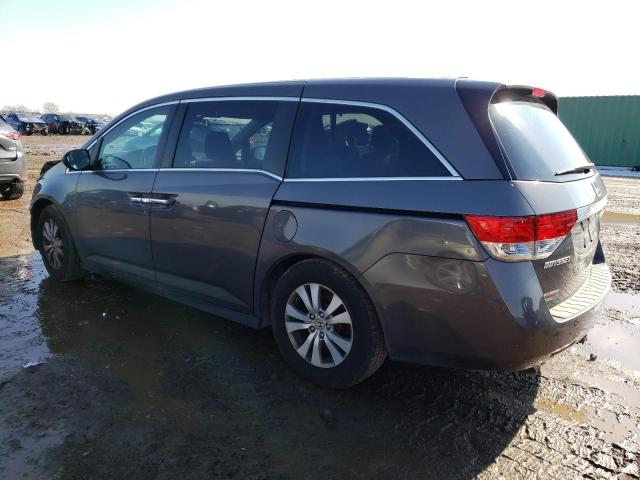 5FNRL5H61EB090708 - 2014 HONDA ODYSSEY EXL GRAY photo 2