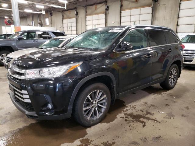 5TDJZRFH7KS572842 - 2019 TOYOTA HIGHLANDER SE BLACK photo 1