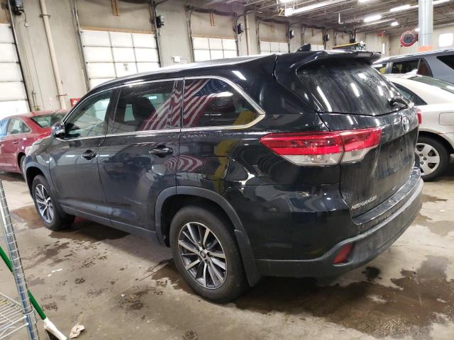 5TDJZRFH7KS572842 - 2019 TOYOTA HIGHLANDER SE BLACK photo 2