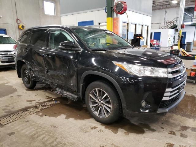 5TDJZRFH7KS572842 - 2019 TOYOTA HIGHLANDER SE BLACK photo 4