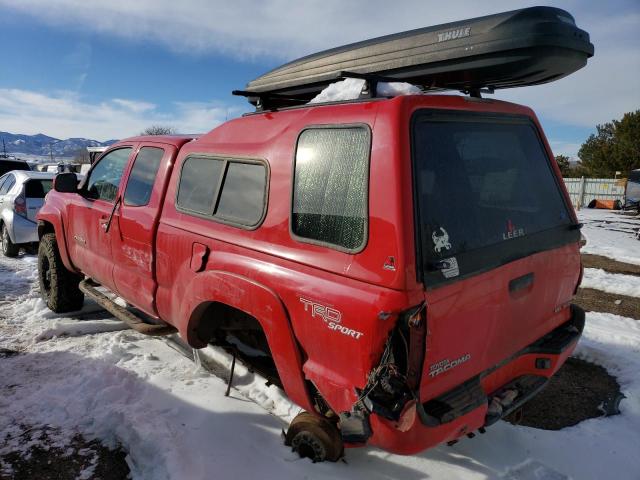 5TEUU42NX5Z022262 - 2005 TOYOTA TACOMA ACCESS CAB წითელი ფოტო 3