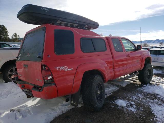 5TEUU42NX5Z022262 - 2005 TOYOTA TACOMA ACCESS CAB წითელი ფოტო 4