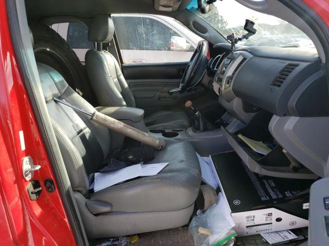 5TEUU42NX5Z022262 - 2005 TOYOTA TACOMA ACCESS CAB წითელი ფოტო 5