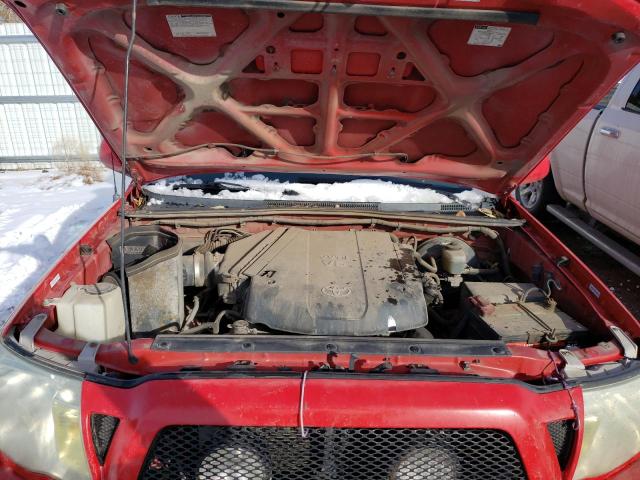 5TEUU42NX5Z022262 - 2005 TOYOTA TACOMA ACCESS CAB RED photo 7