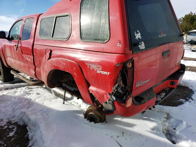 5TEUU42NX5Z022262 - 2005 TOYOTA TACOMA ACCESS CAB RED photo 9