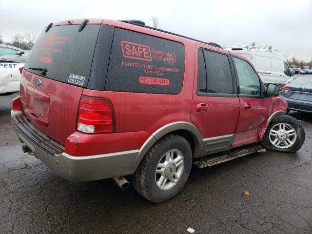 1FMFU18L83LB76070 - 2003 FORD EXPEDITION EDDIE BAUER RED photo 3