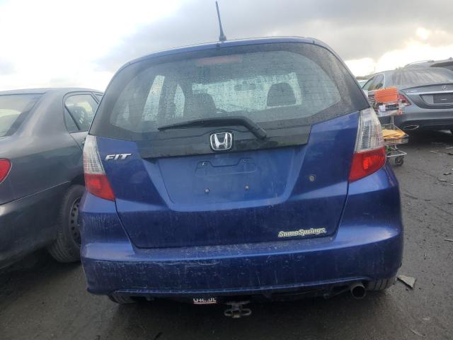 JHMGE88299S059231 - 2009 HONDA FIT BLUE photo 6