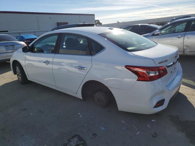 3N1AB7AP2HY360149 - 2017 NISSAN SENTRA S WHITE photo 2