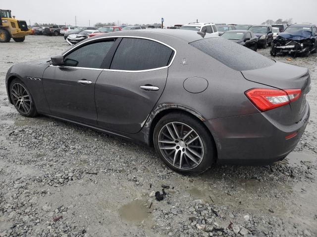 ZAM57XSA0F1145263 - 2015 MASERATI GHIBLI GRAY photo 2