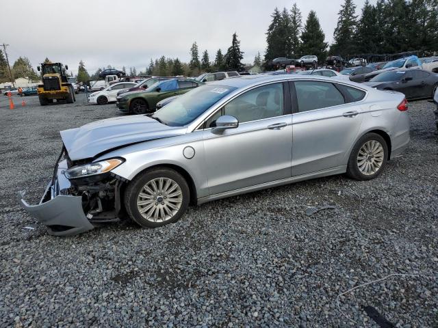 3FA6P0SU4ER164693 - 2014 FORD FUSION TITANIUM PHEV SILVER photo 1