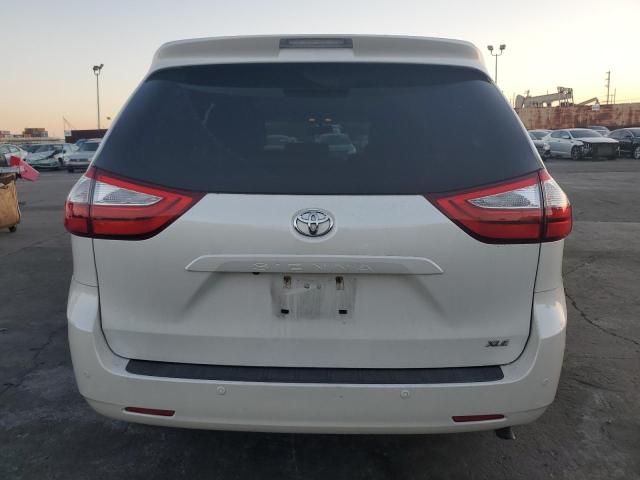 5TDYK3DC1FS603581 - 2015 TOYOTA SIENNA XLE WHITE photo 6