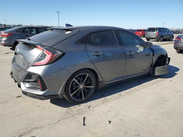 SHHFK7H44MU200678 - 2021 HONDA CIVIC SPORT GRAY photo 3