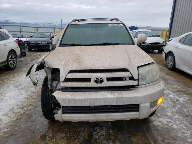JTEBT17RX58024143 - 2005 TOYOTA 4RUNNER LIMITED WHITE photo 5