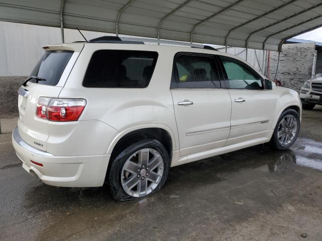 1GKKVTED4CJ202219 - 2012 GMC ACADIA DENALI WHITE photo 3