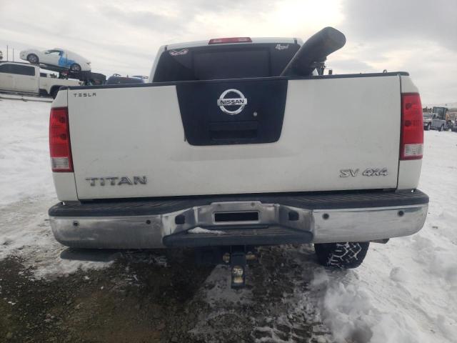 1N6AA0EC1BN308625 - 2011 NISSAN TITAN S WHITE photo 6