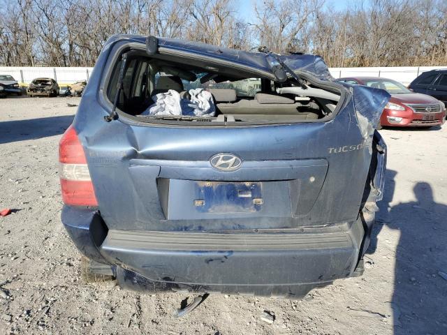 KM8JM12B47U500674 - 2007 HYUNDAI TUCSON GLS BLUE photo 6