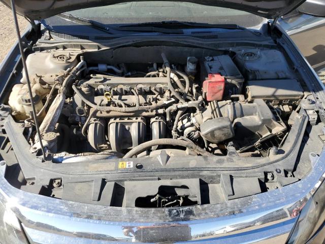 3FAHP0HA8CR122806 - 2012 FORD FUSION SE GRAY photo 11