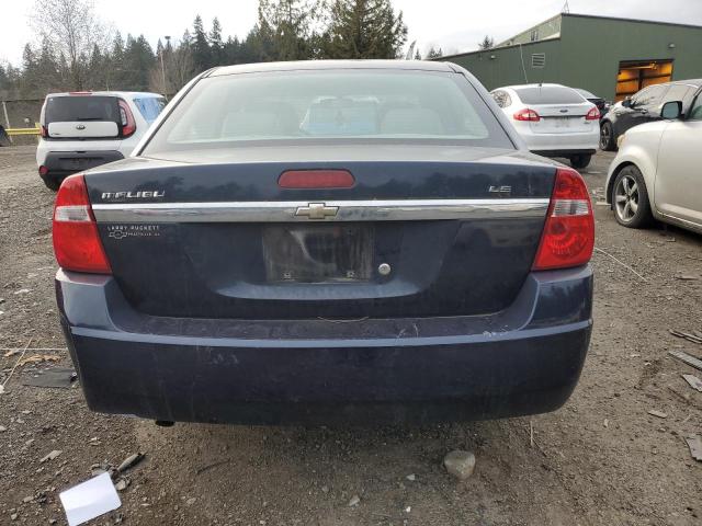 1G1ZS51F06F146575 - 2006 CHEVROLET MALIBU LS BLUE photo 6