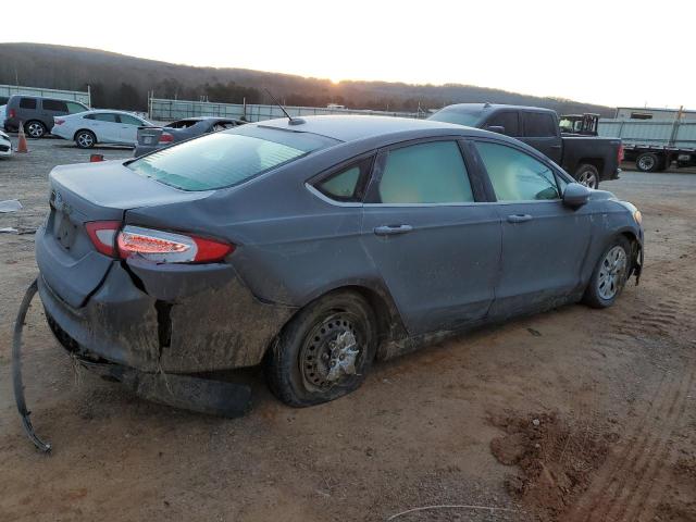 3FA6P0G75ER131043 - 2014 FORD FUSION S GRAY photo 3