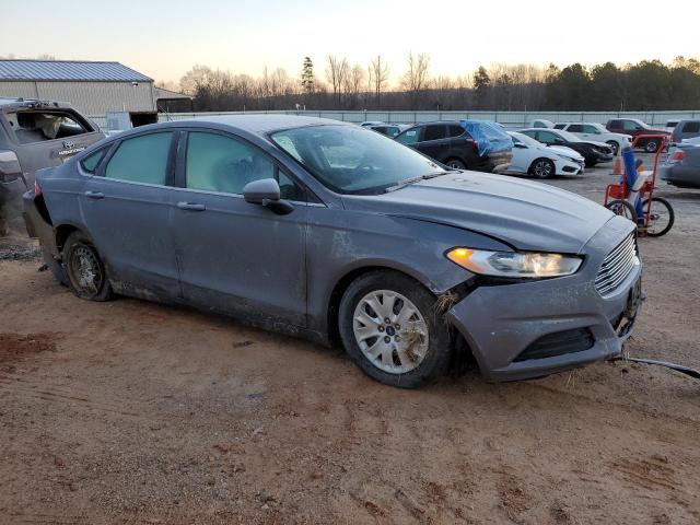 3FA6P0G75ER131043 - 2014 FORD FUSION S GRAY photo 4