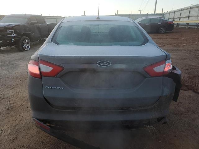 3FA6P0G75ER131043 - 2014 FORD FUSION S GRAY photo 6