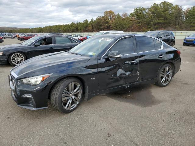 JN1EV7ARXKM590672 - 2019 INFINITI Q50 LUXE BLACK photo 1