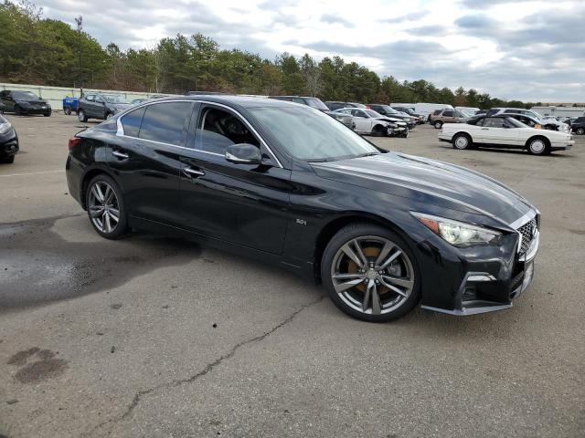 JN1EV7ARXKM590672 - 2019 INFINITI Q50 LUXE BLACK photo 4