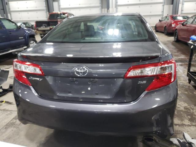 4T1BF1FK8CU573050 - 2012 TOYOTA CAMRY BASE GRAY photo 6