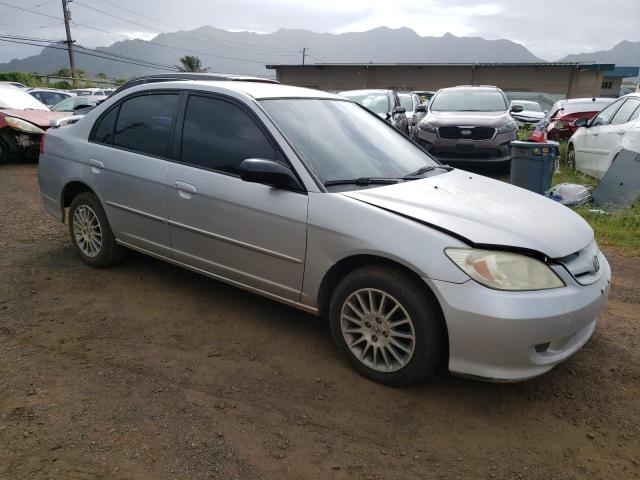 2HGES15525H596131 - 2005 HONDA CIVIC LX SILVER photo 4