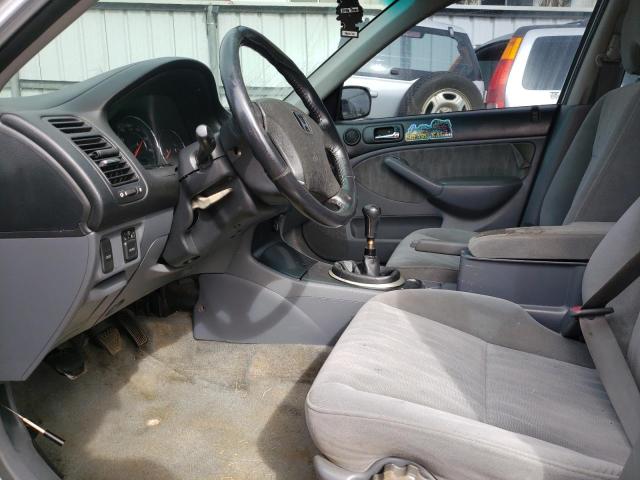 2HGES15525H596131 - 2005 HONDA CIVIC LX SILVER photo 7