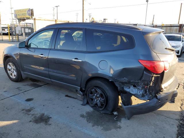 1GNKRFED4CJ288317 - 2012 CHEVROLET TRAVERSE LS GRAY photo 2