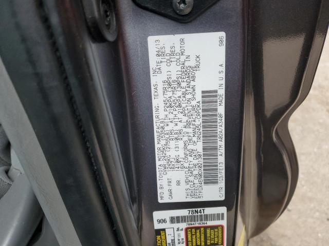 5TFUX4EN0DX021307 - 2013 TOYOTA TACOMA ACCESS CAB Сұр фото 13