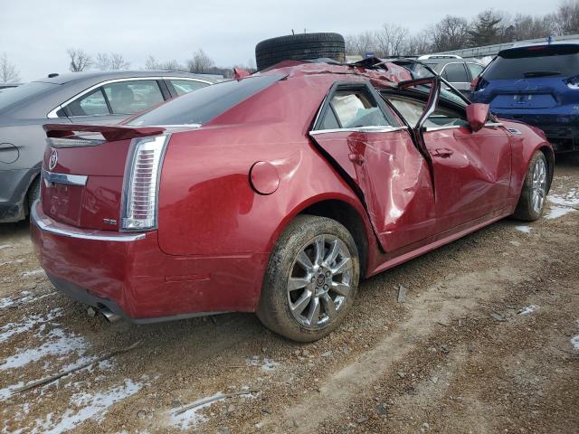 1G6DP5EV1A0136205 - 2010 CADILLAC CTS PREMIUM COLLECTION RED photo 3