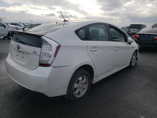 JTDKN3DU1A0139807 - 2010 TOYOTA PRIUS WHITE photo 3