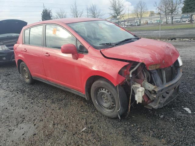 3N1BC13E17L386358 - 2007 NISSAN VERSA S RED photo 4