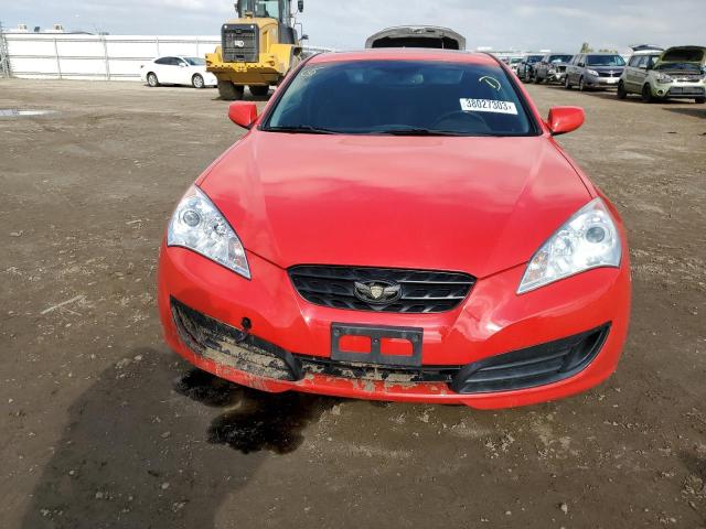 KMHHT6KD9BU042736 - 2011 HYUNDAI GENESIS CO RED photo 5