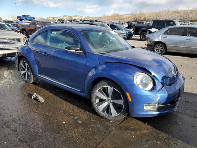 3VWV67AT2DM617518 - 2013 VOLKSWAGEN BEETLE TURBO BLUE photo 4