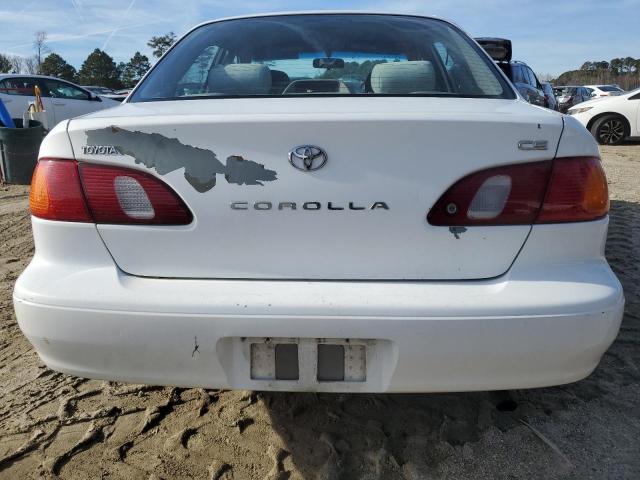 2T1BR12E6YC343751 - 2000 TOYOTA COROLLA VE WHITE photo 6