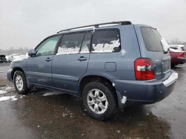 JTEEP21A160154418 - 2006 TOYOTA HIGHLANDER LIMITED BLUE photo 2