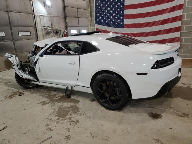 2G1FK1EJ0E9292492 - 2014 CHEVROLET CAMARO 2SS WHITE photo 2