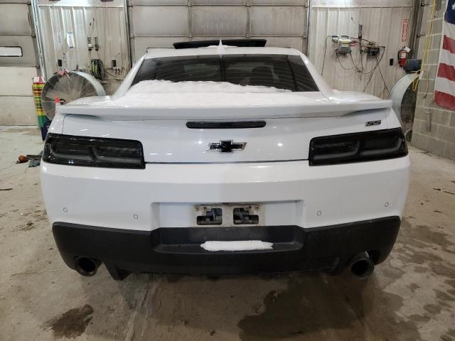 2G1FK1EJ0E9292492 - 2014 CHEVROLET CAMARO 2SS WHITE photo 6